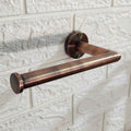 Bathroom Toilet Paper Holder Brushed Copper - Unlacquered Solid Brass - Northgrove Partners