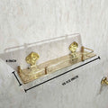 Brass Bathroom Shelf - Unlacquered Solid Brass - Northgrove Partners