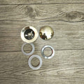Brass Drain Push Up Sink Drain - Unlacquered Solid Brass - Northgrove Partners