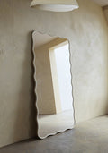 Edged Joy Full Length Mirror - Unlacquered Solid Brass - Northgrove Partners