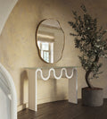 Silva Mirror - Unlacquered Solid Brass - Northgrove Partners