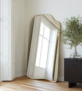 Brody Full Length Mirror - Unlacquered Solid Brass - Northgrove Partners