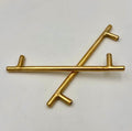 Handmade Brass Cabinet Pulls - Unlacquered Solid Brass - Northgrove Partners