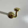 Handracfted Brass Hooks - Unlacquered Solid Brass - Northgrove Partners
