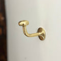 Handracfted Brass Hooks - Unlacquered Solid Brass - Northgrove Partners