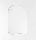 Brody Jr. Mirror - Unlacquered Solid Brass - Northgrove Partners