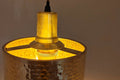 Unlacquered Brass Cylindric Pendant Light