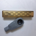 Unlacquered Brass Floor Drain - Unlacquered Solid Brass - Northgrove Partners