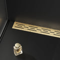 Unlacquered Brass Floor Drain - Unlacquered Solid Brass - Northgrove Partners