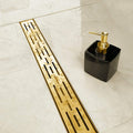 Unlacquered Brass Floor Drain - Unlacquered Solid Brass - Northgrove Partners