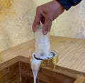 Unlacquered Brass Glass Rinser - Unlacquered Solid Brass - Northgrove Partners