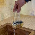 Unlacquered Brass Glass Rinser - Unlacquered Solid Brass - Northgrove Partners
