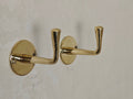 Unlacquered Brass Handmade Coat Rack - Unlacquered Solid Brass - Northgrove Partners