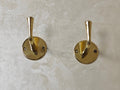 Unlacquered Brass Handmade Coat Rack - Unlacquered Solid Brass - Northgrove Partners