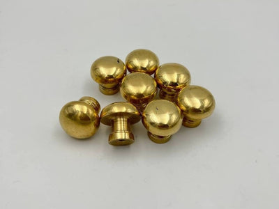 Unlacquered Brass Knobs - Unlacquered Solid Brass - Northgrove Partners