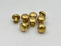 Unlacquered Brass Knobs - Unlacquered Solid Brass - Northgrove Partners