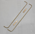Unlacquered Brass Towel Rack - Unlacquered Solid Brass - Northgrove Partners