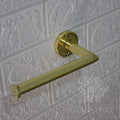 Unlacquered Brass Wall Mount Toilet Paper Holder - Unlacquered Solid Brass - Northgrove Partners