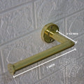 Unlacquered Brass Wall Mount Toilet Paper Holder - Unlacquered Solid Brass - Northgrove Partners